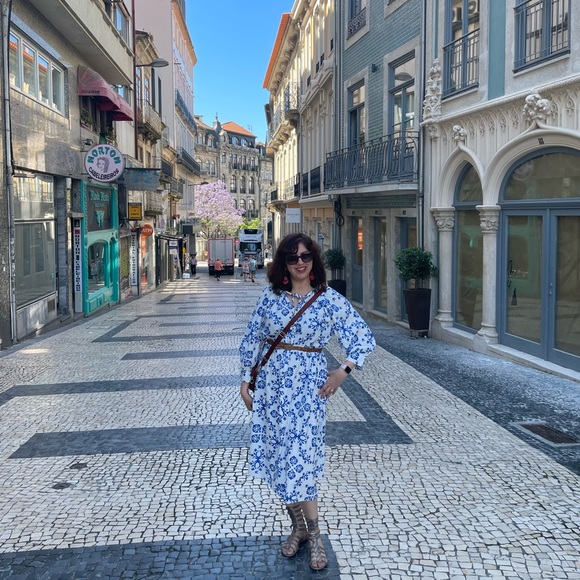 H&M linen midi dress - Picture 4 of 4